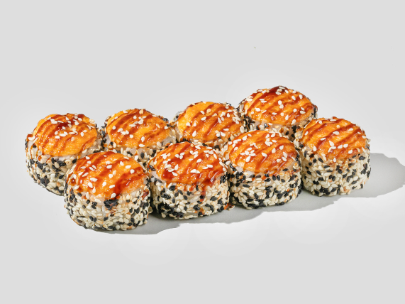 Запеченная калифорния с курицей 8 шт.