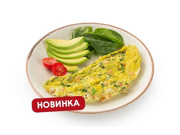 Омлет с овощами