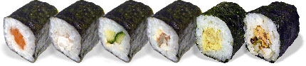 Классические роллы с копченым лососем
