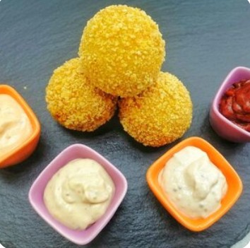 Картофельные шарики с сыром