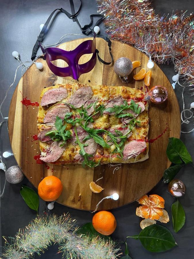 Утиная грудка и мандарины