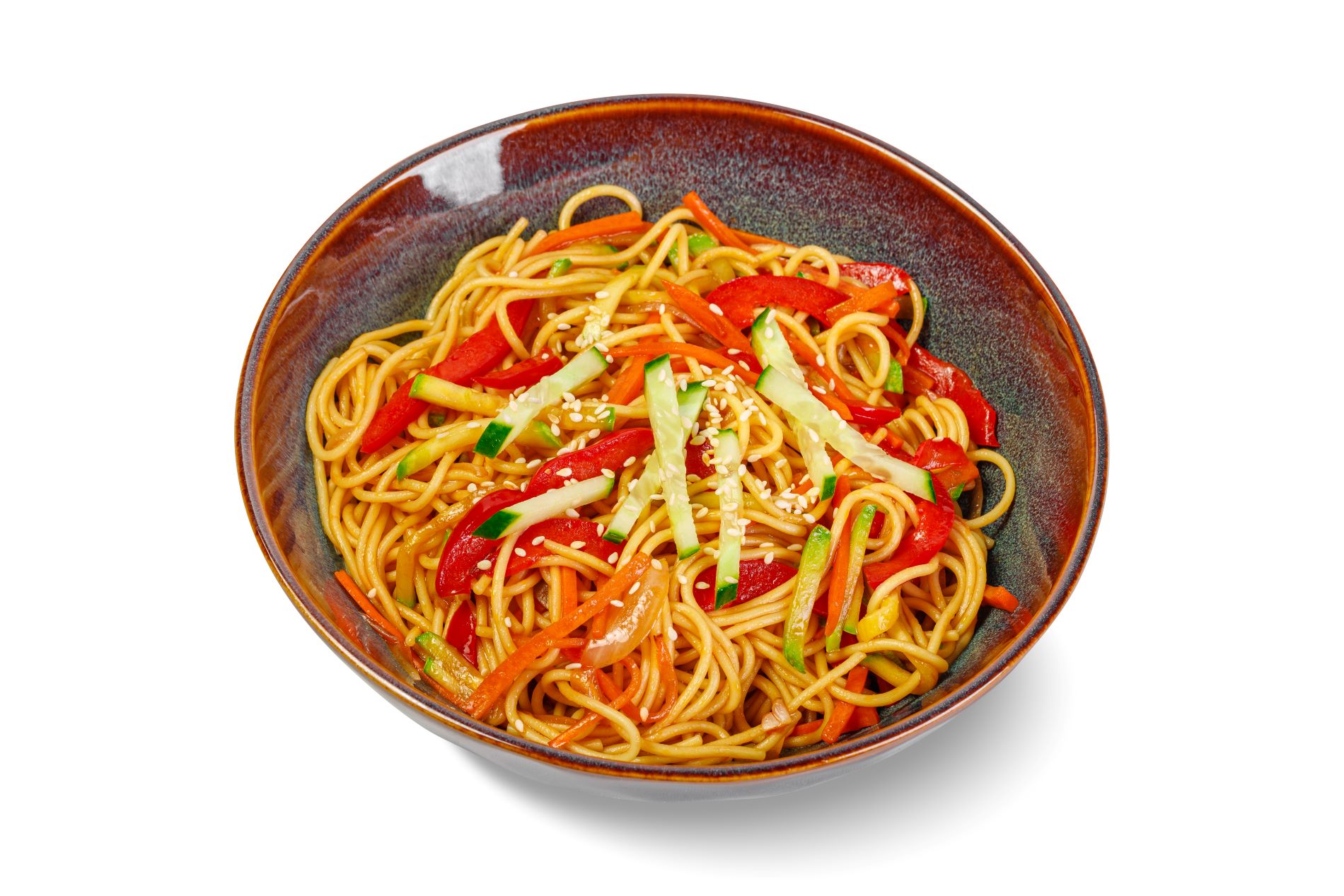 Wok Лапша яичная с овощами