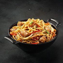 Курица терияки с лапшой удон
