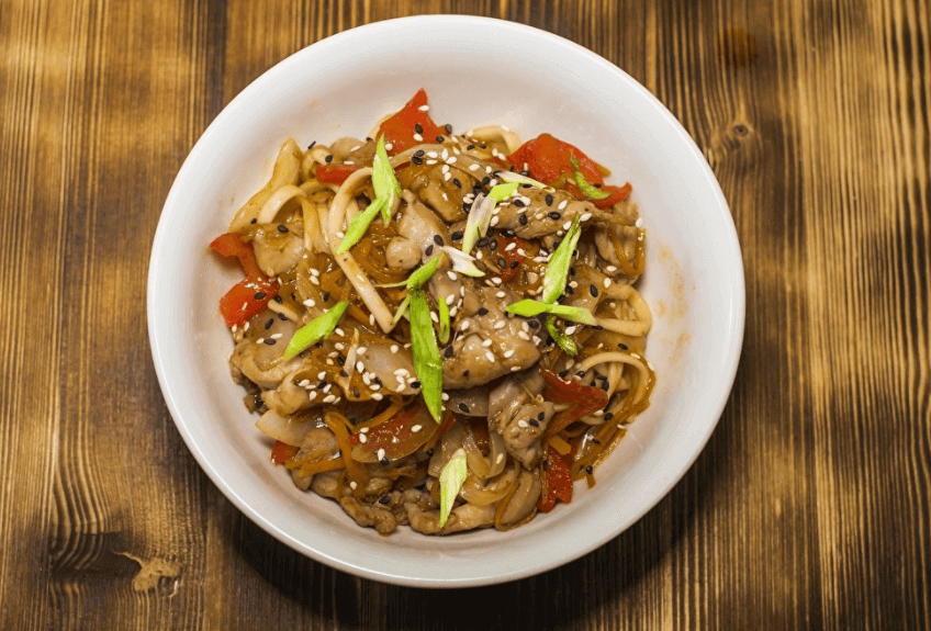 WOK с курицей (удон)