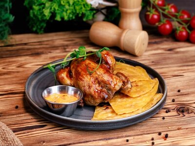 Запеченный цыпленок