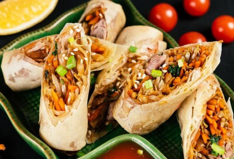 Китайские блинчики с уткой