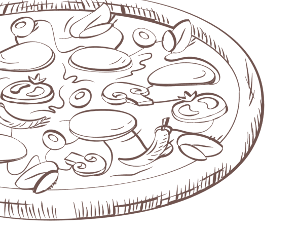 Сердце конструктор Тонкое тесто 35см