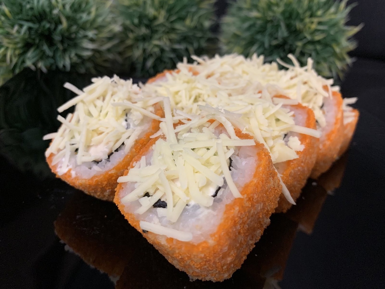 Теплый цезарь с курицей