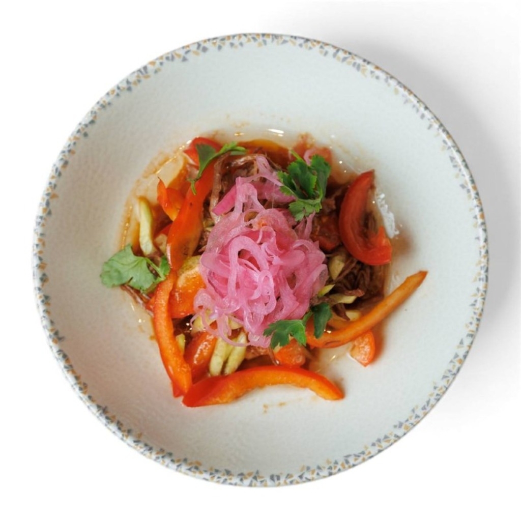 Салат с  говядиной по-кавказки