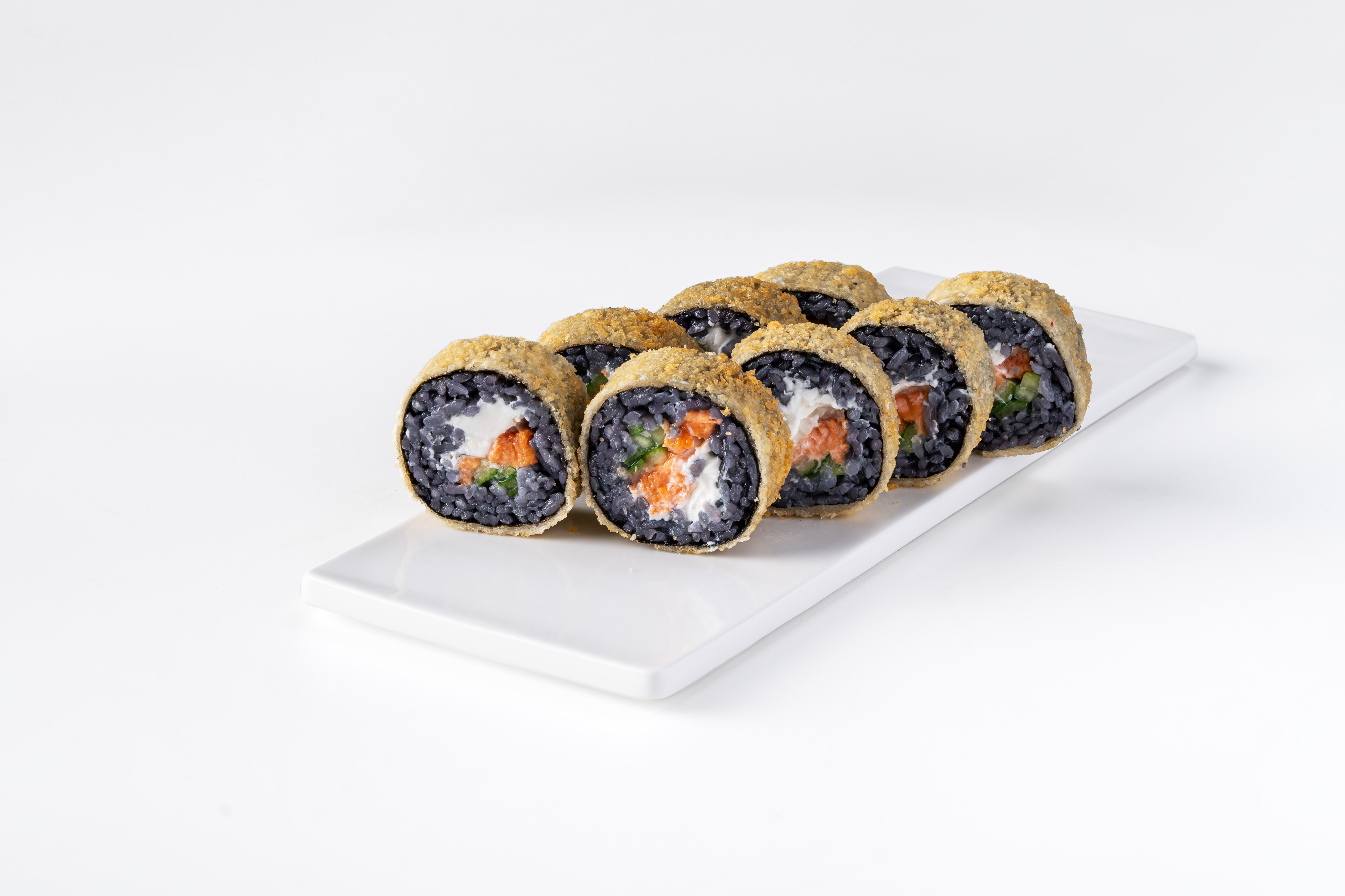 Жаренный ролл  Блэк Филадельфия