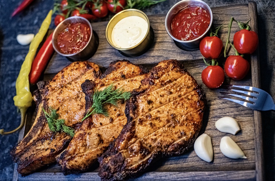 Шашлык из свинины края