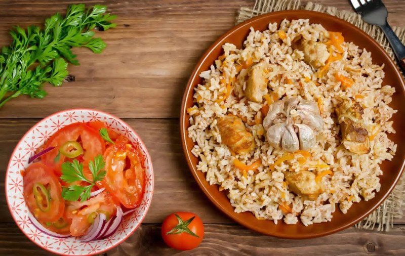 Плов с курицей
