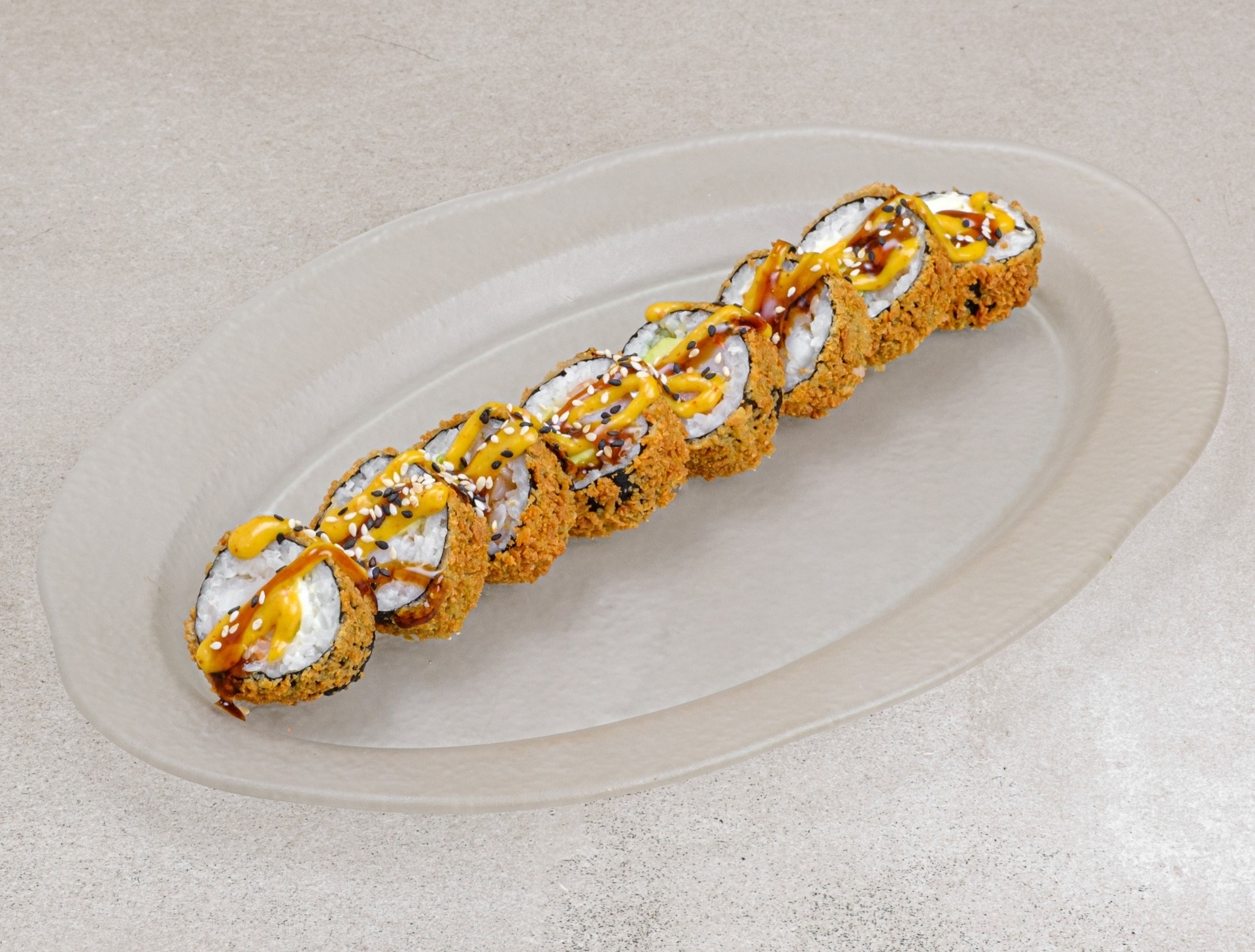 Ролл темпура с креветкой