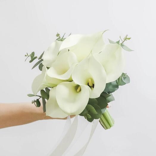 Букет невесты калла