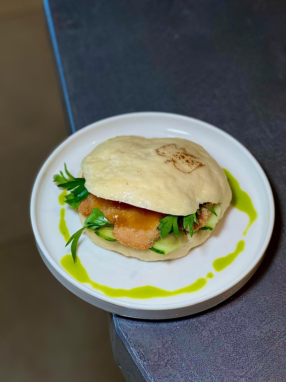 Пангмён с хрустящей курой