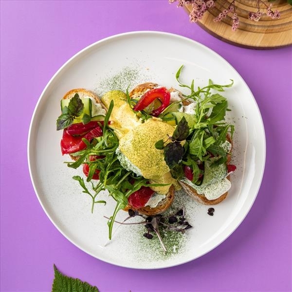 Бенедикт "Роял" с лососем