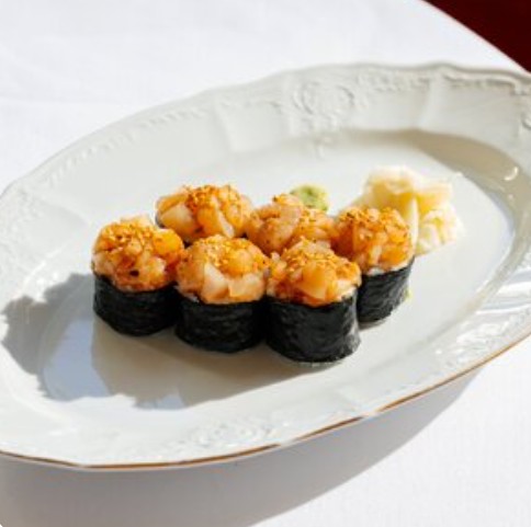 Тартар-ролл с гребешком