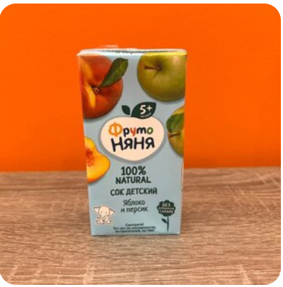 Сок Фруто-Няня Яблоко-персик