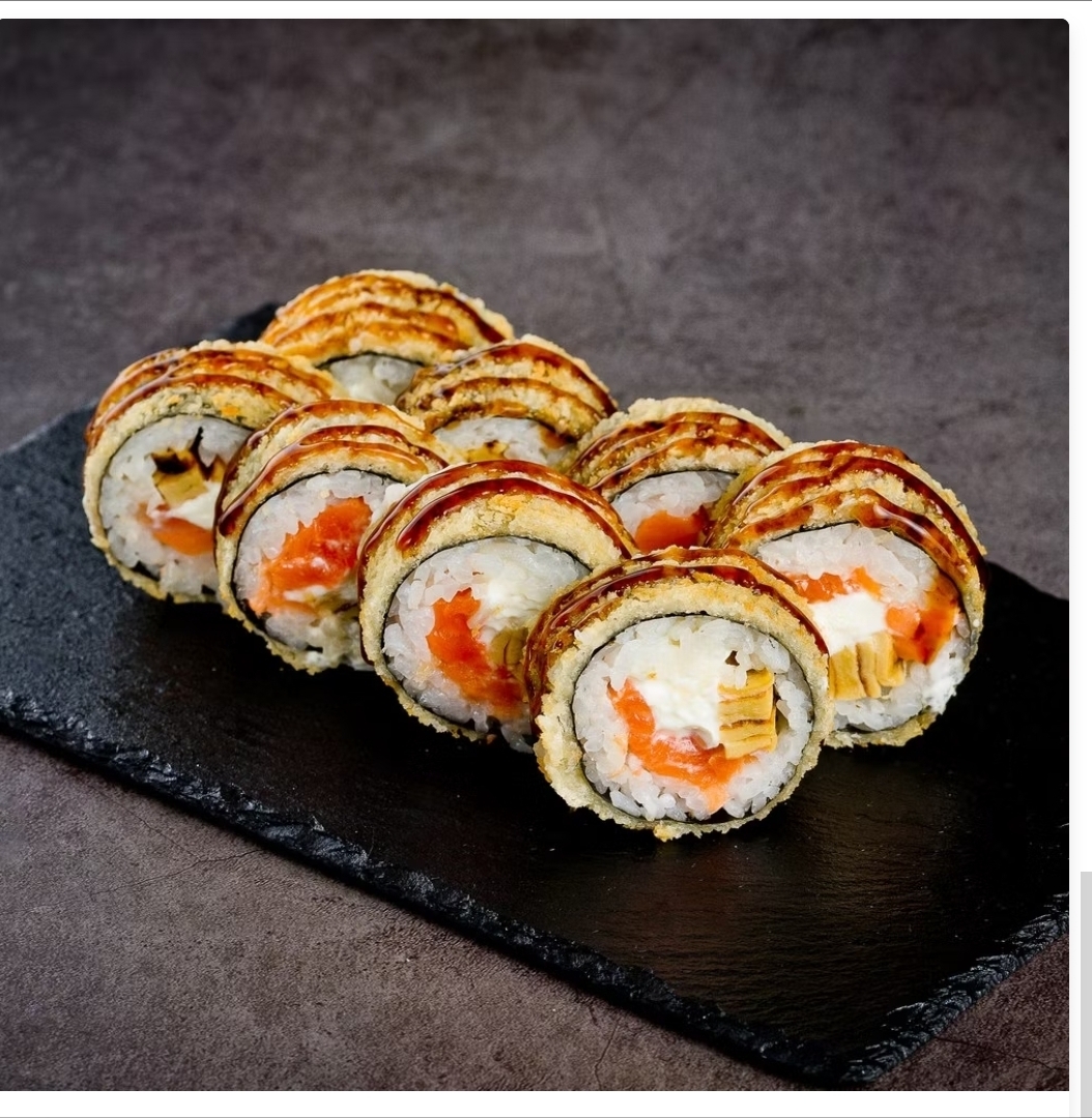 Сяке томаго темпура (Закрытый) ЛОСОСНЕМ