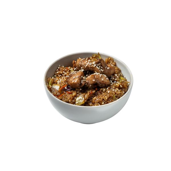 Острый рис с курицей