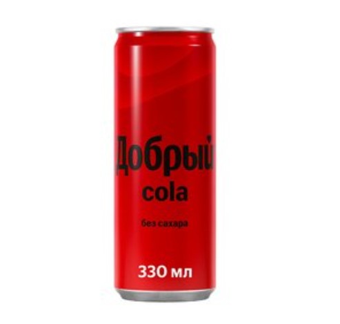Добрый Кола без сахара 0,33л
