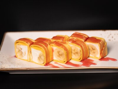 Сладкий ролл Клубника