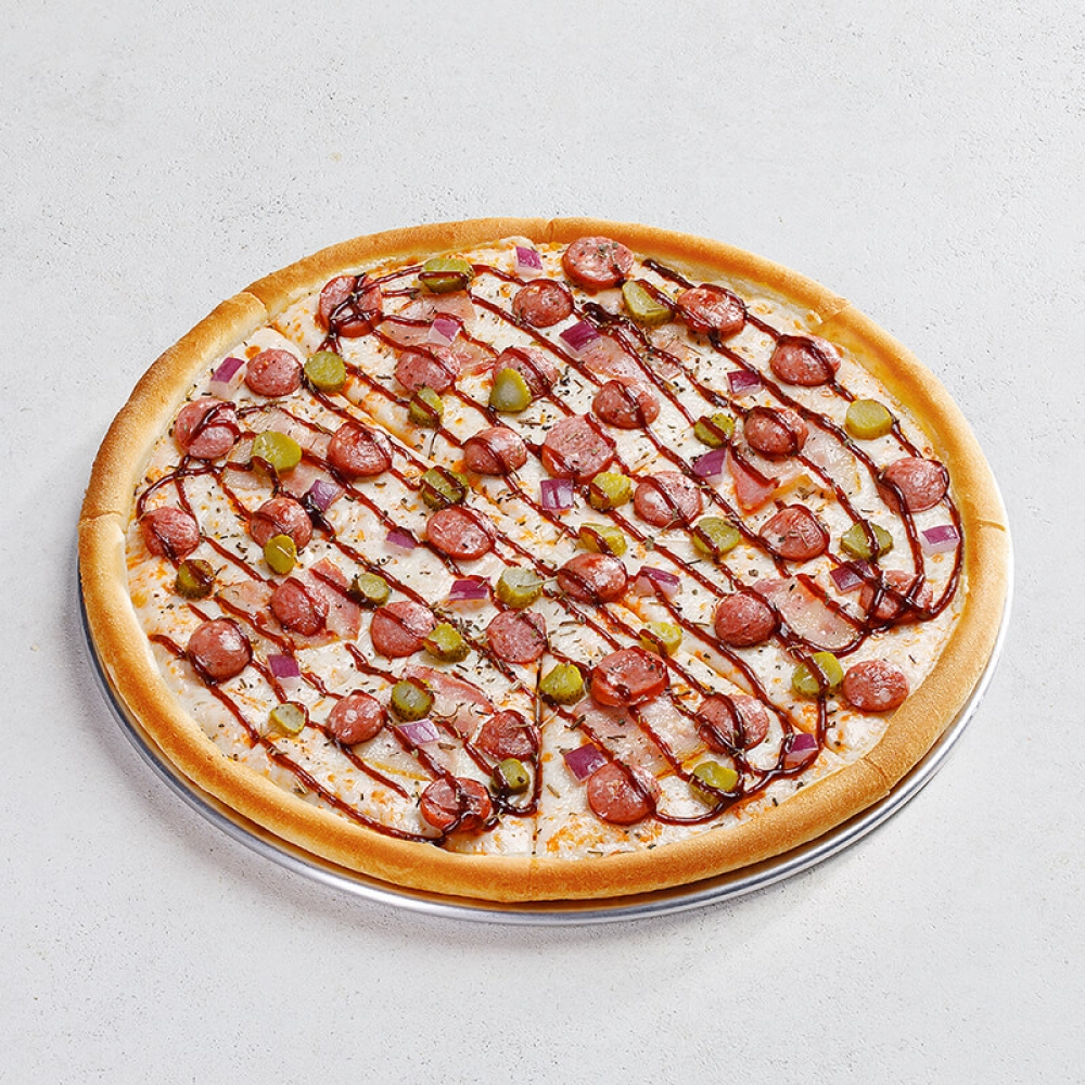 Колбаски BBQ на соусе пармеджано