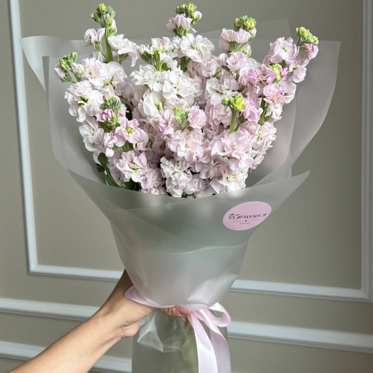 Моно букет из маттиолы (предзаказ)