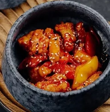 Курица в кисло-сладком соусе