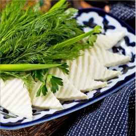 Брынза с зеленью