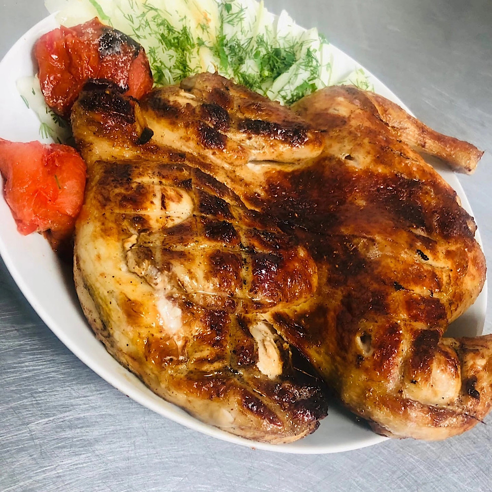 Курица на мангале