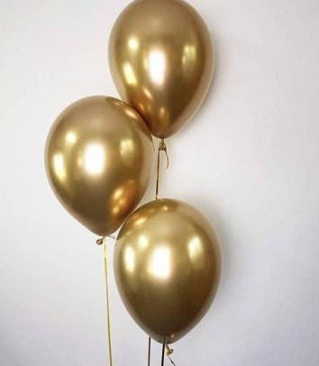 Шары золотые (3 шт)