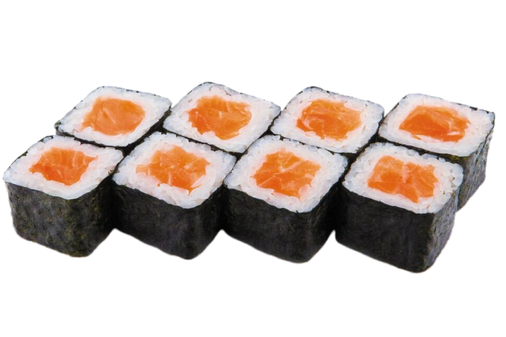 Мини-ролл с лососем