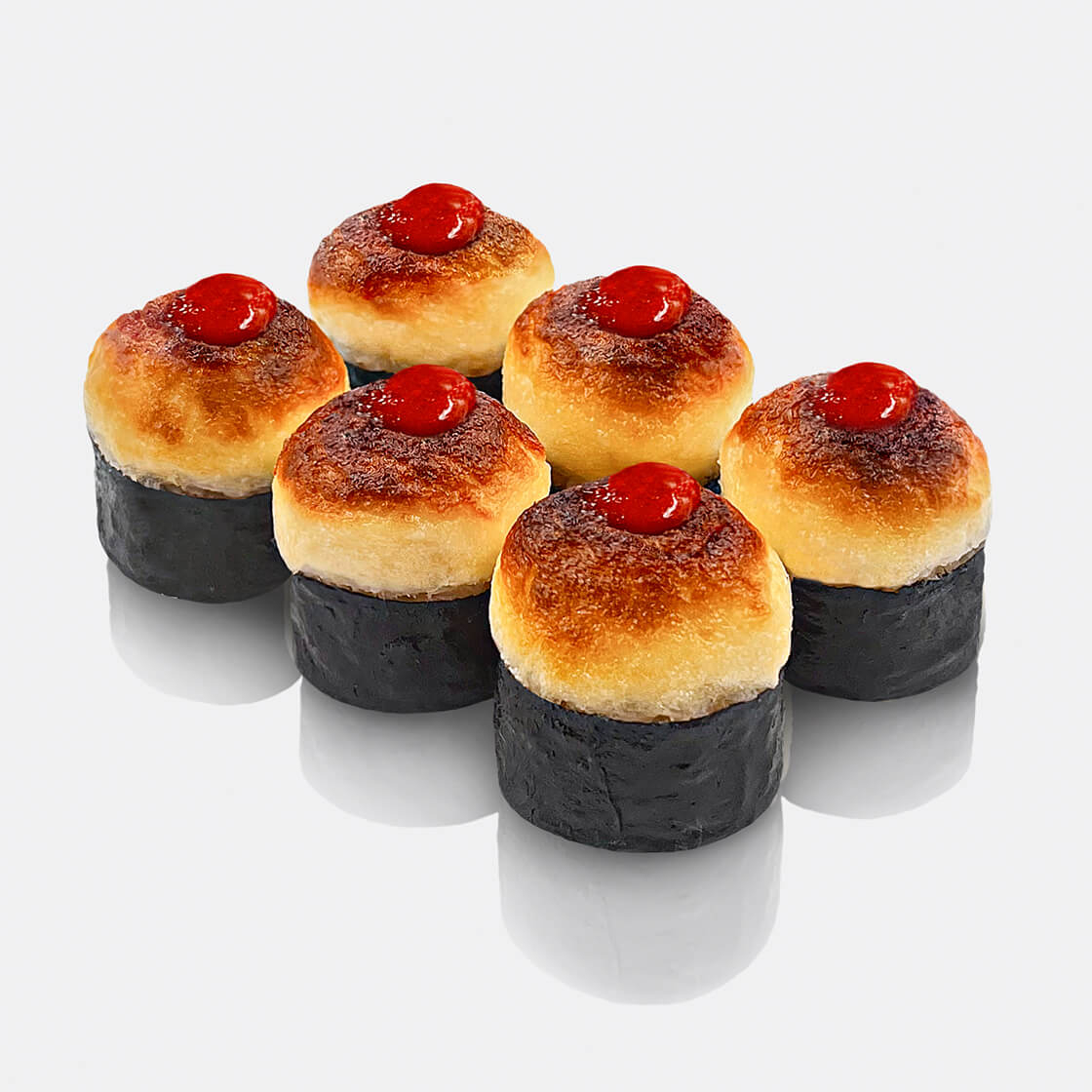 Запеченный ролл с сёмгой