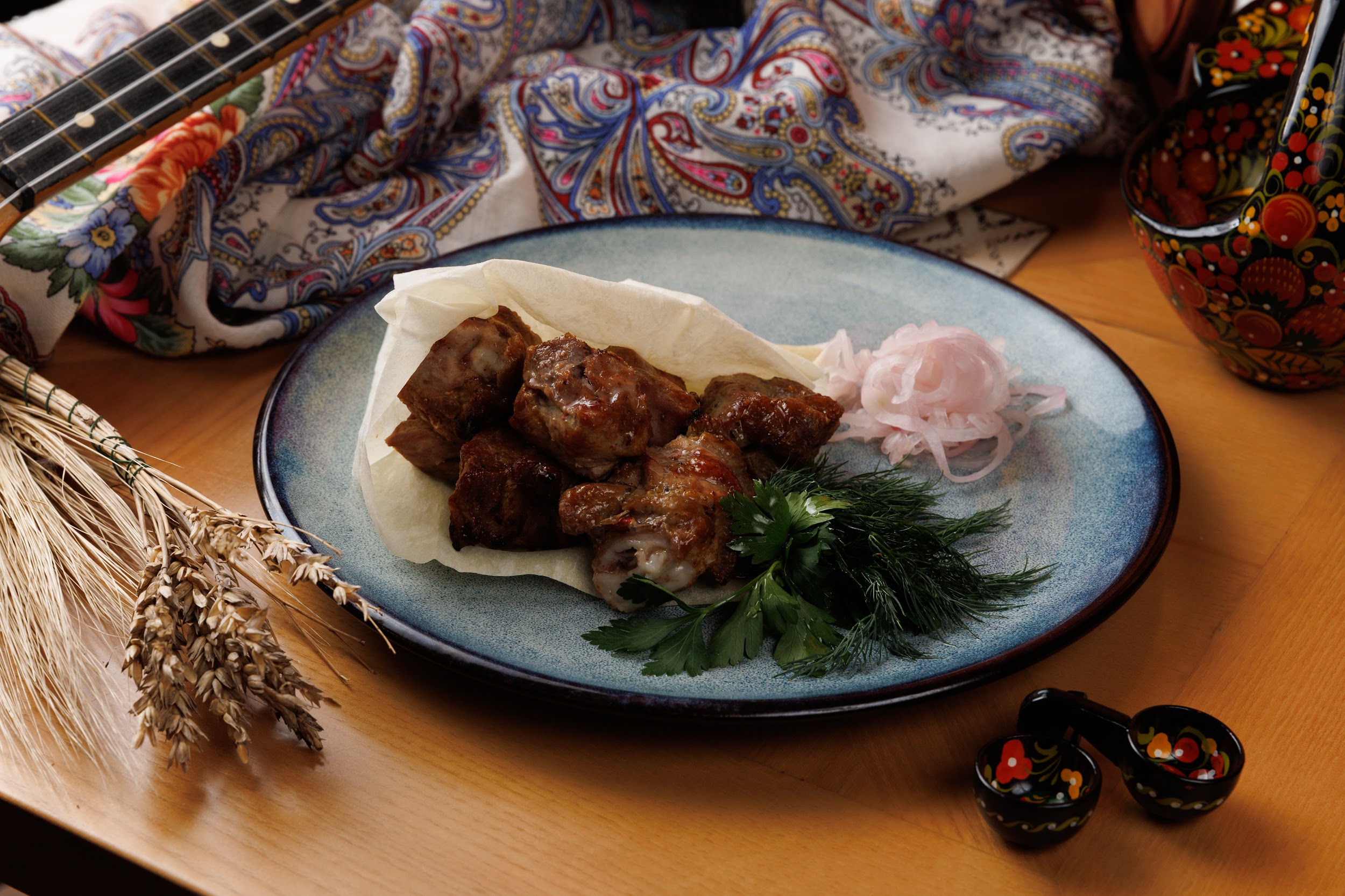 Шашлык из свиной шейки