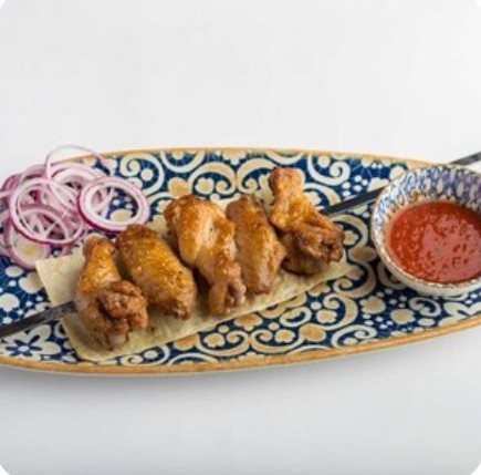 Шашлык из куриных крыльев