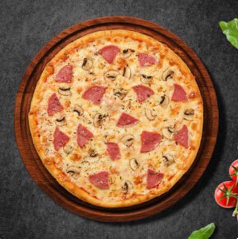 Пицца 30 см Ветчина и грибы 