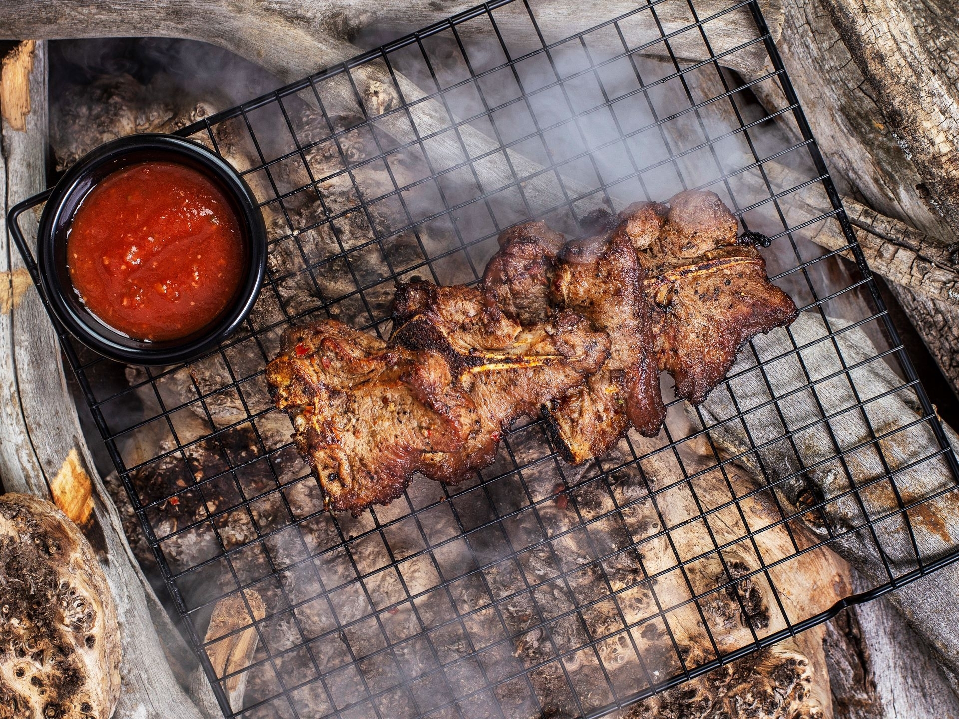 Шашлык из спинки барашка