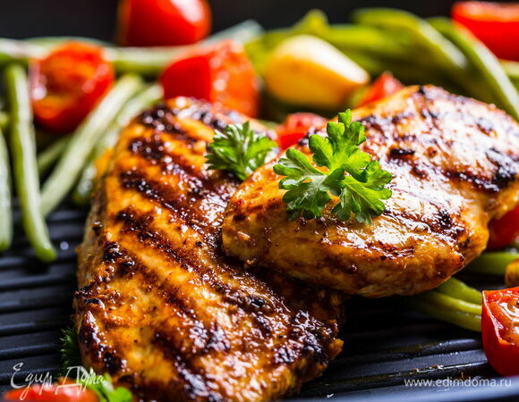 Стейк из куриного бедра