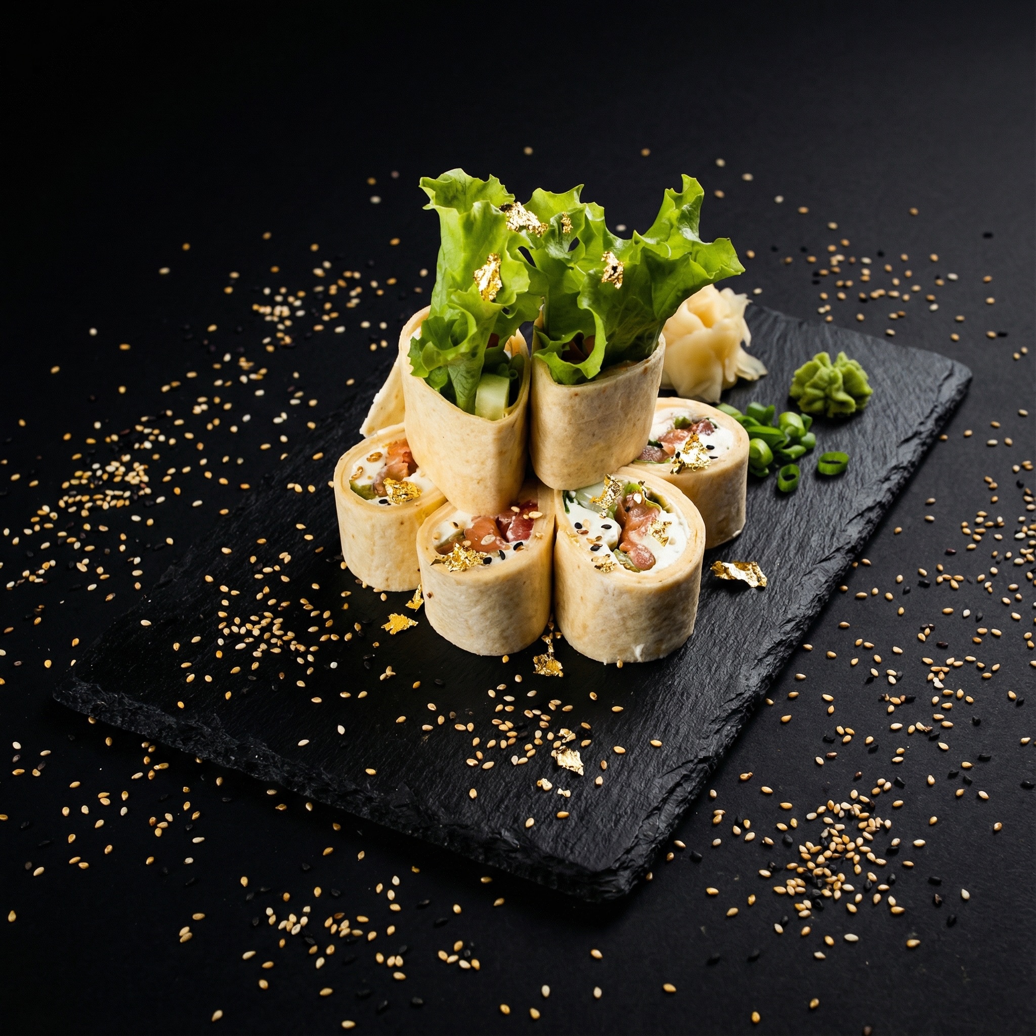 Тортилья с лососем