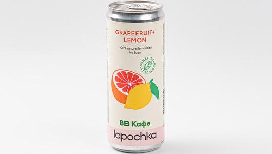 Лимонад "Лапочка" грейпфрут + лимон, кафе
