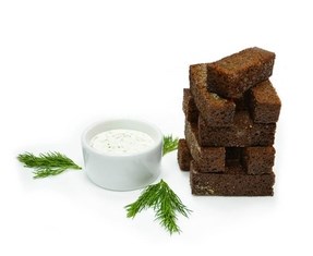 Бородинские греночки с чесночком