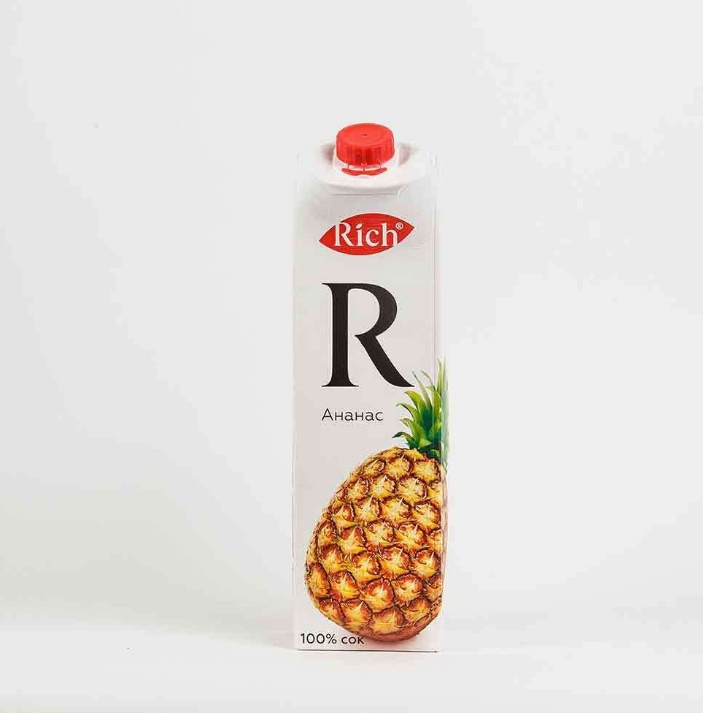 Сок Rich ананасовый 1л