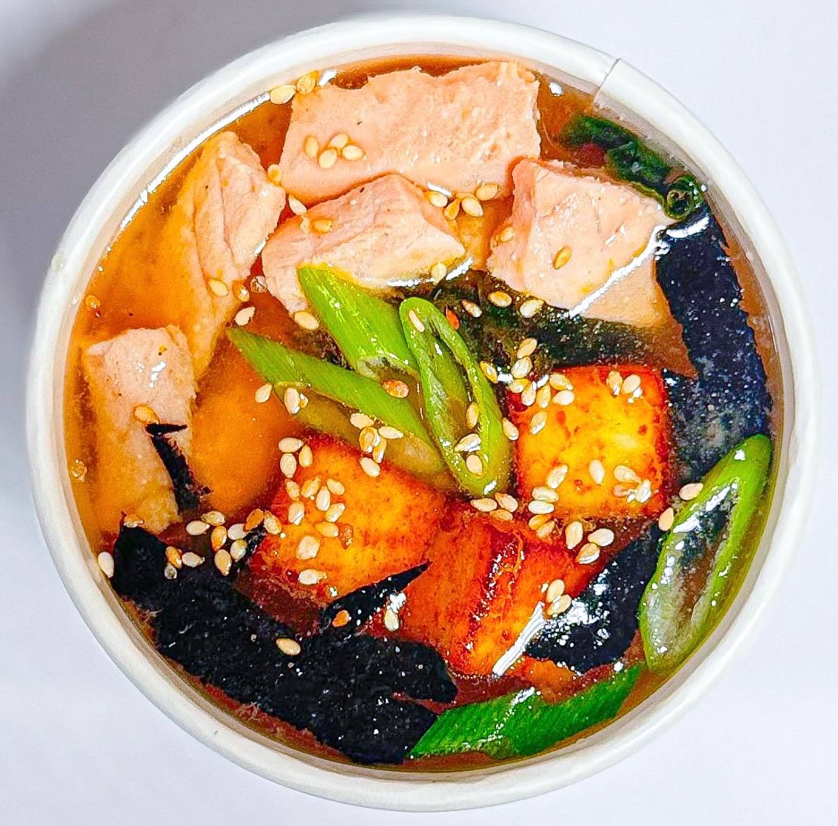 Мисо Суп с лососем