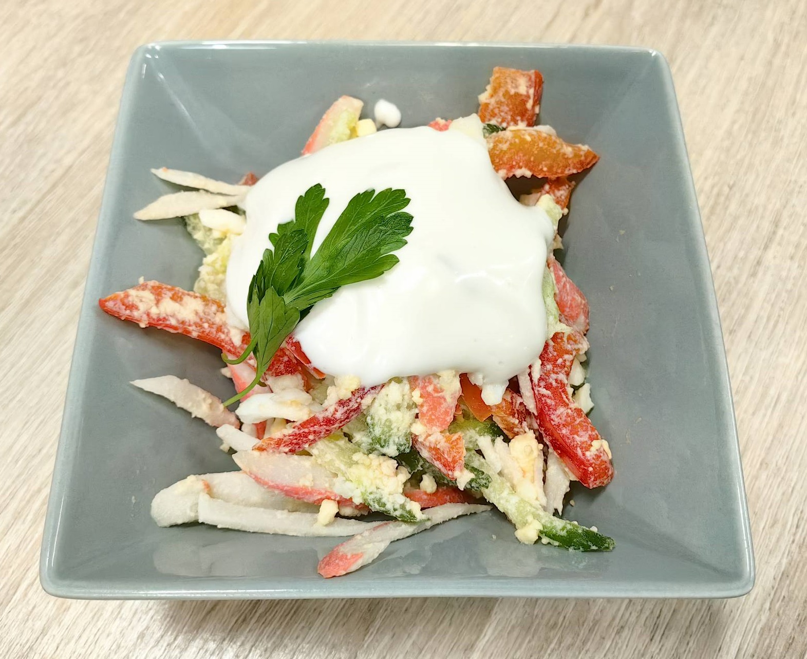 Салат Деликатесный из краб.палочек