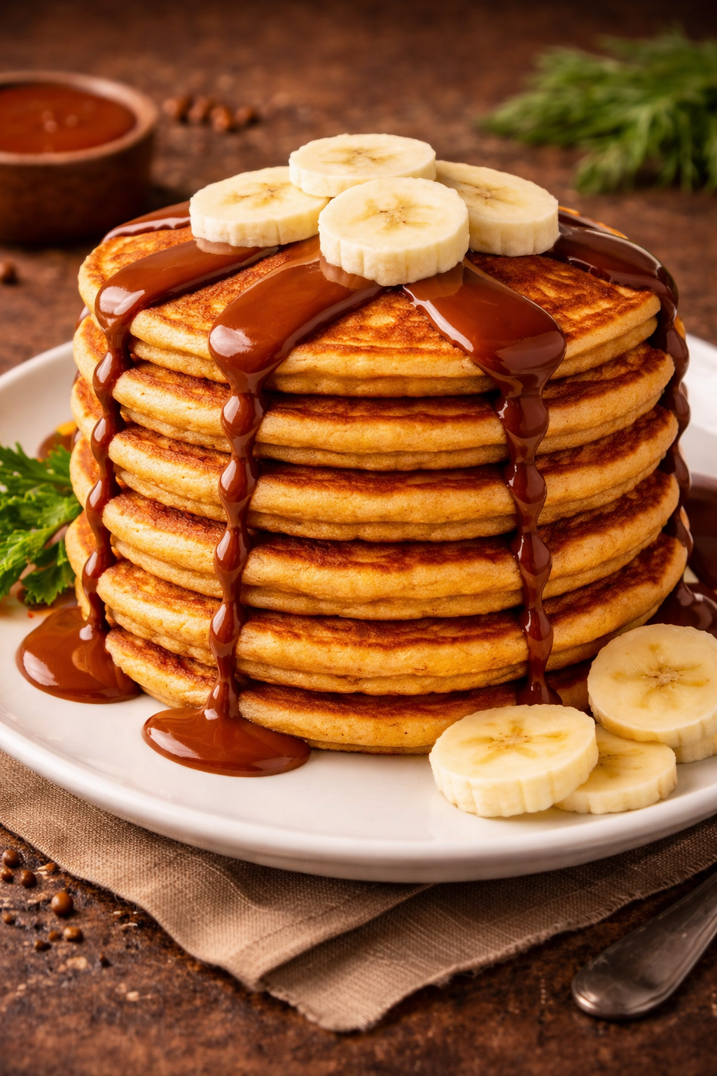 Панкейки с нутеллой