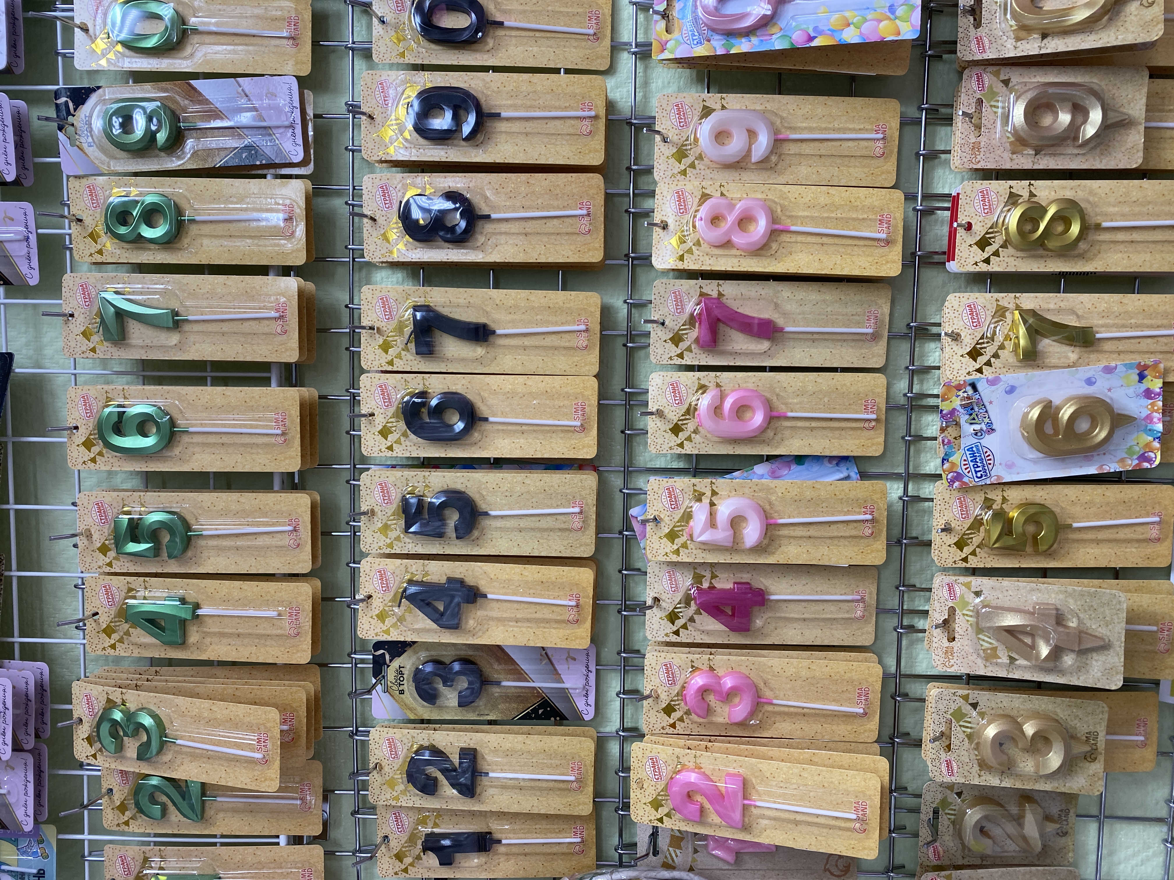  Свечи в торт