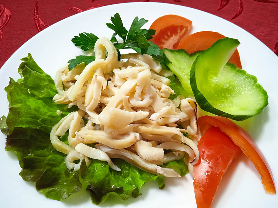 Кальмары отварные, 75/80 гр.
