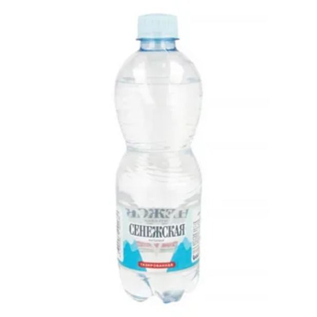 Вода 500 мл  Газированная (Сенежская)