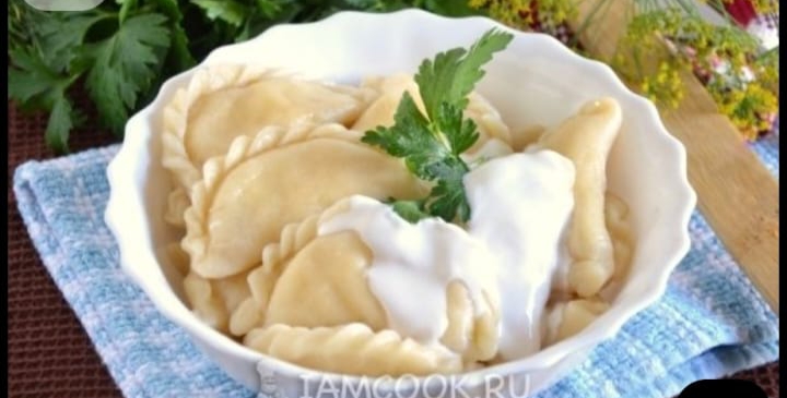 Вареники с картошкой и грибами